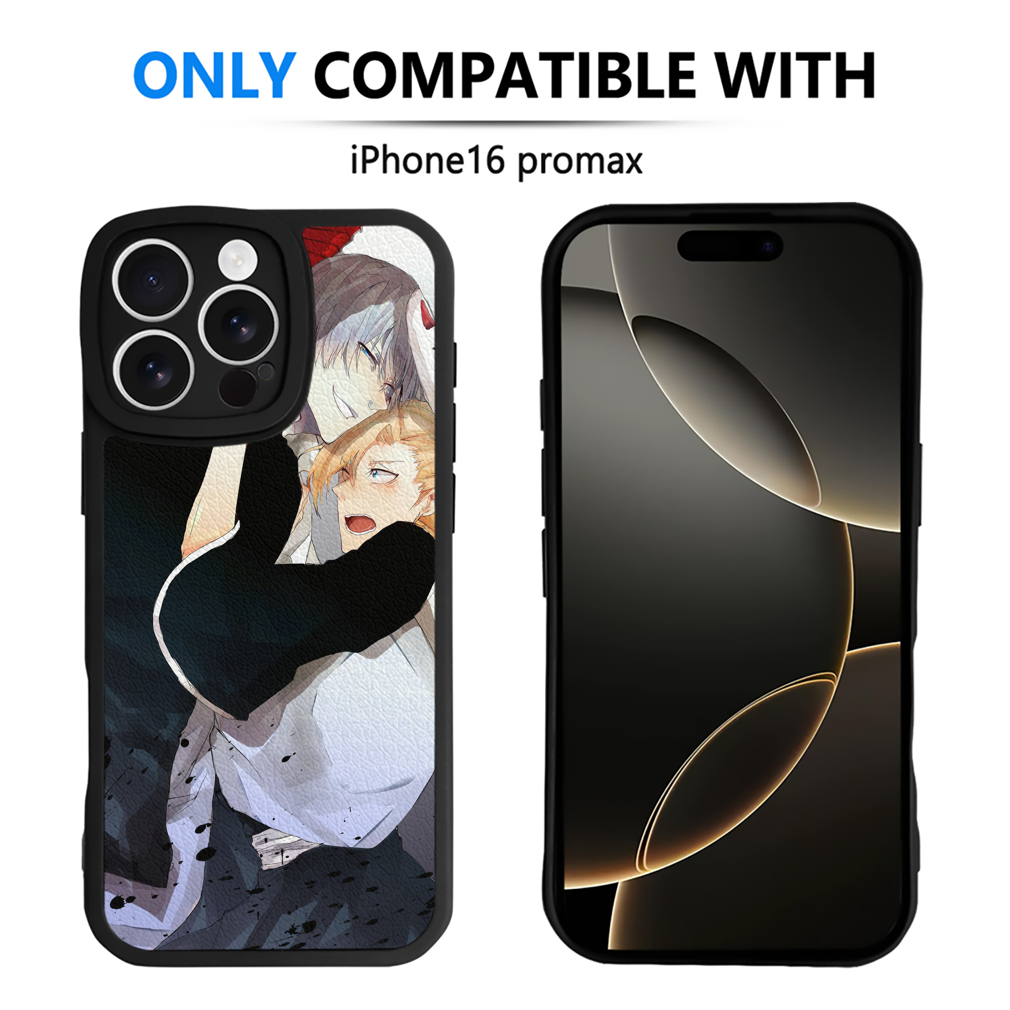 （画像用） ブリーチ BLEACH 【iPhone 16シリーズ対応】シリコンスマホケース（レザー調） 材質：シリコン